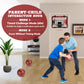 Ozmi Mini Basketball Hoop Indoor, Over The Door Basketball Hoop With Led Lights & Electronic Scoreboard, Includes 3 Balls & Pump