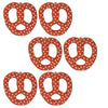 Beistle 15 6 Piece Inflatable Bavarian Pretzels for German Theme Oktoberfest Party Decorations, 15.5 x 14.5, Brown/White