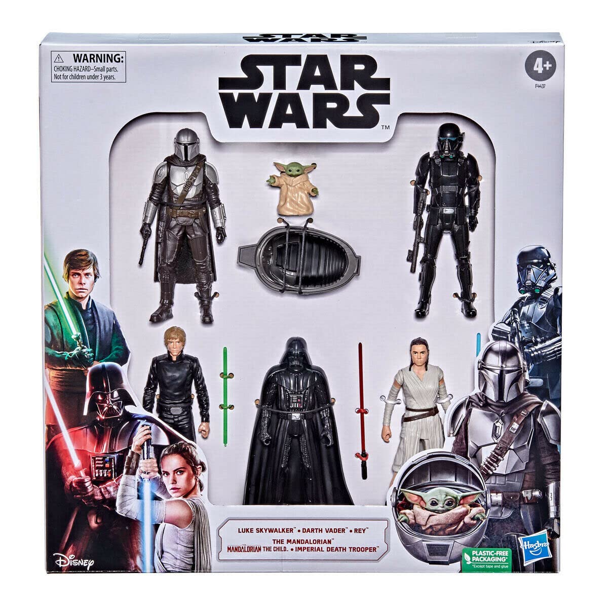 Star Wars Darth Action Figure Set of 6 for 4+ Years Kids - 6 Inch (15.2cm)