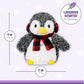 1I4 Group Warm Pals Microwavable Lavender Scented Plush Toy Stuffed Animal - Pennie Penguin