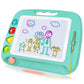 Sgile Large Magnetic Drawing Board - 4 Colors 16×13In Doodle Pad With 4 Stamps For Toddlers, Learning Toy Board Etch Sketch Gift For 36+ Month Kids Girls Boys, Green