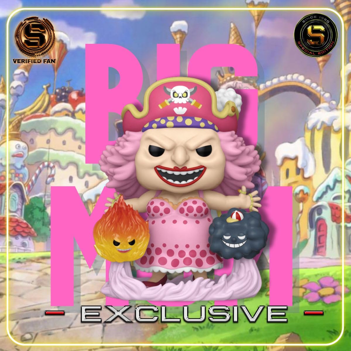 Funko Pop! Animation Big Mom w/Homies Special Edition 1272 - Multicolor Vinyl Collectible
