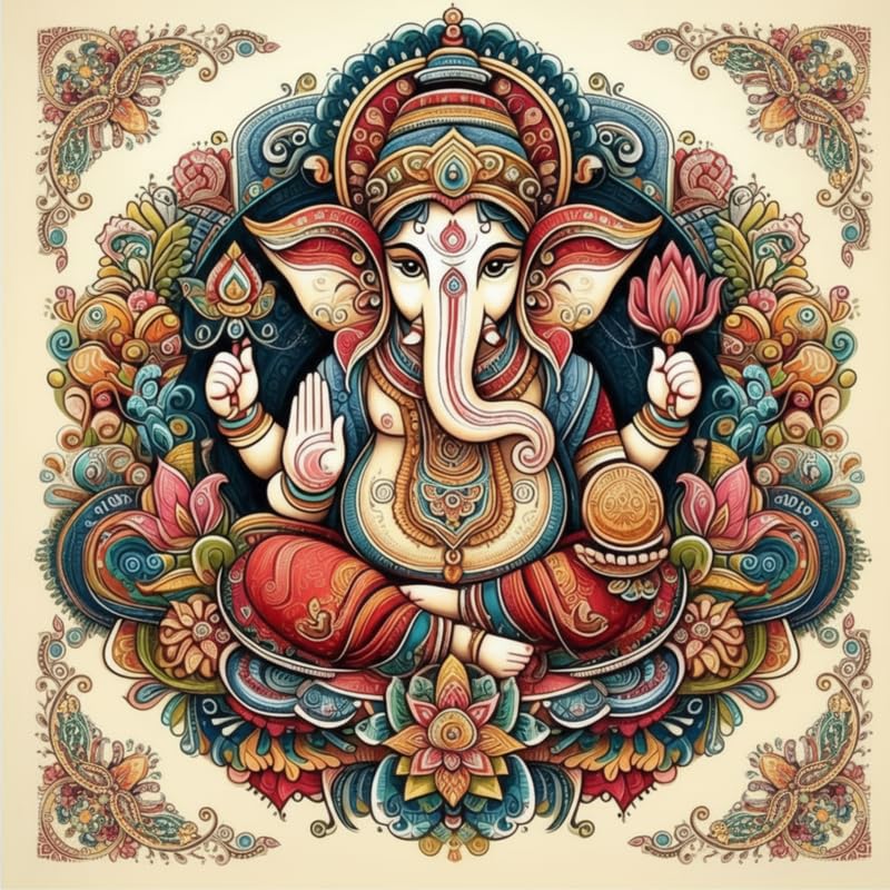 Tulip N Turtle Mangalmurty Diy Acrylic Paint By Number Kit For Adults Beginner Canvas Painting By Number Acrylic Painting. Wall 