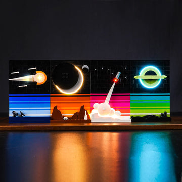 Brickbling Led Lights Compatible With Lego Tales Of The Space Age, Creative Light Kit Compatible With Lego 21340 (Lights Only, Not Come With Model)