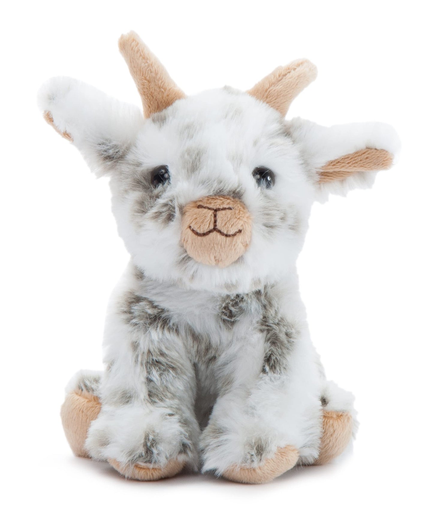 The Petting Zoo Goat Plush Toy - 6" Multi Color Stuffed Animal for Kids, Model 421021