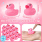 Chitidr 200 Pieces Mini Rubber Duck In Bulk Squeaky Rubber Ducks Bath Toys Tiny Float Bathtub Duckies Baby Shower Party Favor Fo