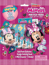 Minnie Mouse Play Packs | Disney Minnie Mouse Party Favors | Mini Coloring Book, 2 Mini Crayons, and a Sticker |10-Pack | Offici