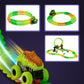 Magic Car Track Set, 154PCS Glow Race Track, Flexible Race Car Tracks, Dinosaur Train Set Glow in The Dark, Race Tracks for Kids