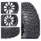 4Pcs 12mm Hex RC Wheels Tires Height 2.99 inch (76mm) for 1/10 On Road and 1/14 1/16 1/18 Scale Models Cars Truck Buggy with Foa