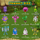 12 In 1 Singing Monster Figures Building Set, Wubbox Monsters Action Figure Game Toy Collectible Decoration Building Toy Compati