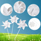 Juinipe DIY Pinwheels Craft for Kids Blank White Color Your Own Pinwheels Paper Craft Kits for Boys Girls Summer Activities Art