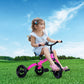 YGJT 3 in 1 Tricycle for Toddlers Age 2-5 Years Old, Folding Kids Balance Bike with Adjustable Seat and Removable Pedal, Toddler