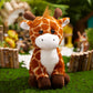 Glow Guards Giraffe Plush Toy with LED Night Light, 12'' Soft Glow in Dark Stuffed Animal, Ideal Birthday Gift for Toddlers and Kids