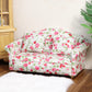 Dollhouse Couch Miniature Sofa With Pillows Dollhouse Living Room Funiture 1:12 Scale Model 3 Pcs High Simulation Upholstered Wo