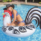 Poolmaster Inflatable Swimming Pool Party Float, 48" Vinyl, Black/White/Red, Model 87005