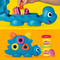 Play-Doh Dino Starter Set, Tactile Sensory Toys for Kids, Includes 11 Accessories, Medium Size, Plastic, Blue/Green/Yellow/Red, Model G0491
