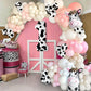 40 Inch Cow Print Balloon, Number 1 Balloons Cow Balloons For 1St Birthday Decoration, Large Cow Number Balloons For Western Par