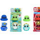 DohKins 3 Pack Characters, Dino, Cowboy, Police Officer - Dough Never Dries, Ages 2+