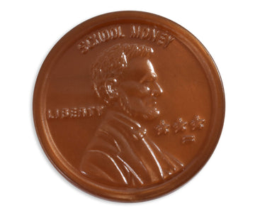 LEARNING ADVANTAGE Play Pennies - Set of 100 Plastic Coins for Teaching Money Math - Realistic US Currency Size