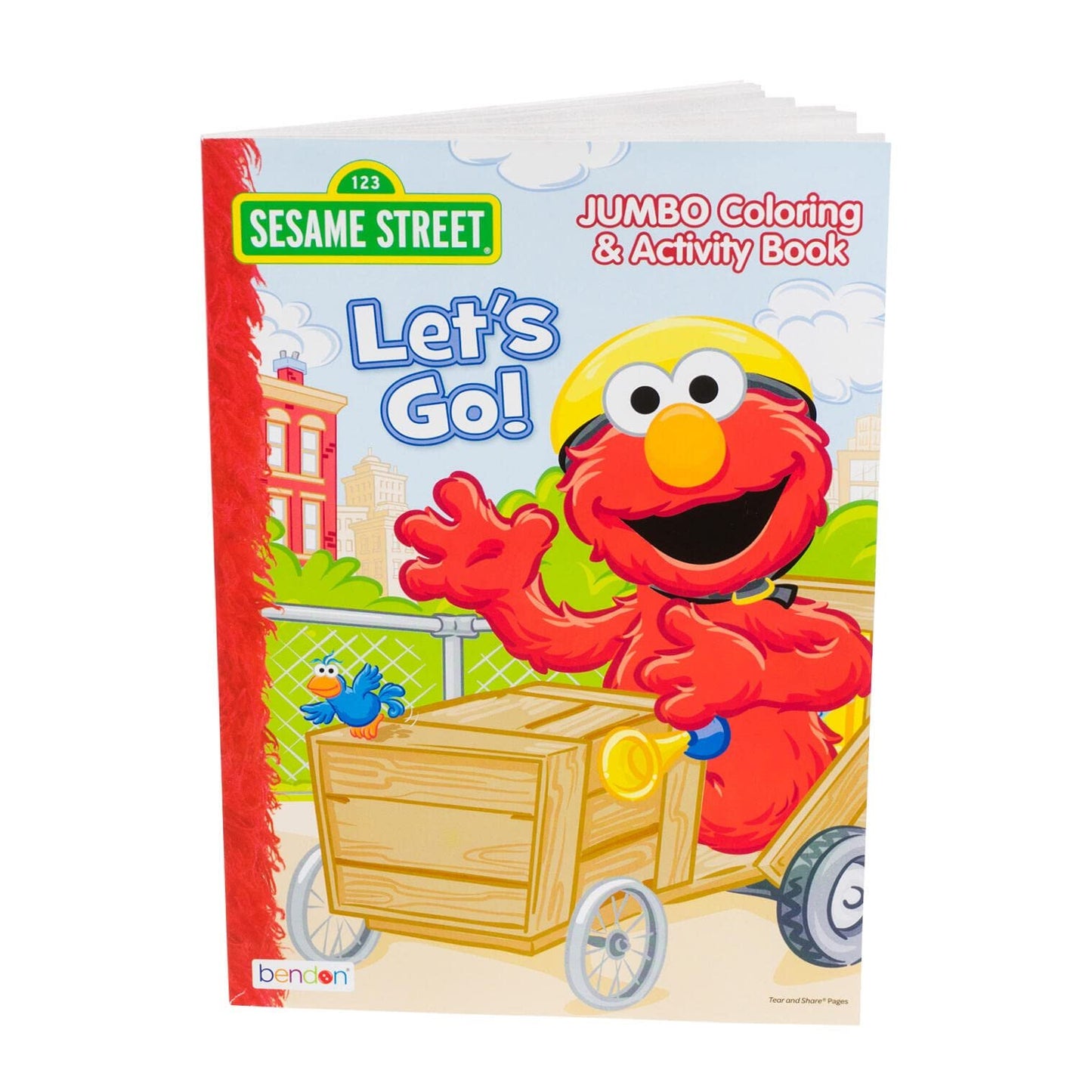 Sesame Street Ready, Set, Color! Coloring and Activity Book with 30 Stickers 144 Pages