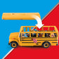 Playmobil School Bus with 4 Figures, Multicolor, Plastic, Model 70983, TU Size
