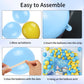 Blue Yellow Balloon Arch Kit,Blue And Yellow Balloons,Pastel Blue Yellow Balloons Garland Kit With Baby Blue Yellow Balloon For