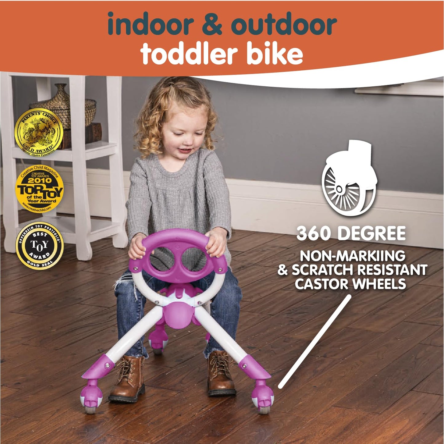 YBIKE Pewi Elite Ride On Toy, Purple, One Size, Model YPIW5