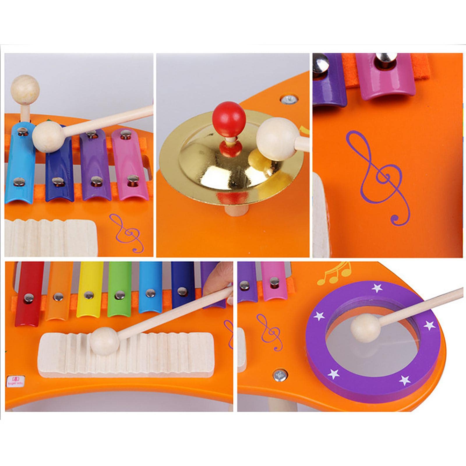 Atorse Instrument Toy Set With Xylophone Drum Wooden For Toddlers Boys& Girls|Baby | Toys For Baby | Developmental Baby Toys