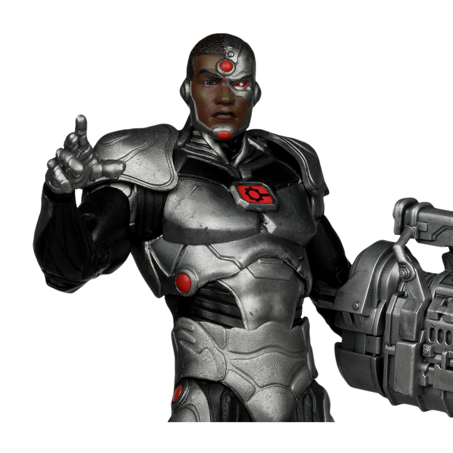 McFarlane Toys DC Multiverse Cyborg 7in Figure - Plastic, Multicolor, Model 17303
