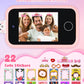 Bunyta Unicorn Kids Smart Phone - 2.8 Inch Touchscreen, Dual Camera, Music Player, Puzzle Games, Learning Toys, Birthday for Gir