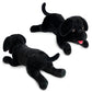 Lotfancy Dog Stuffed Animal, 21 Inch Black Lab Plush Dog, Realistic Stuffed Dog, Puppy Plush Toy For Kids