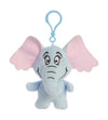 Aurora® Whimsical Dr. Seuss™ Horton Keychain Stuffed Animal - Magical Storytelling - Literary Inspiration - Blue 4 Inches