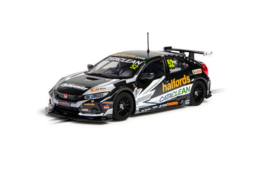 Scalextric C4297 Honda Civic Type R - Btcc 2021 - Gordon Shedden, Black/Orange