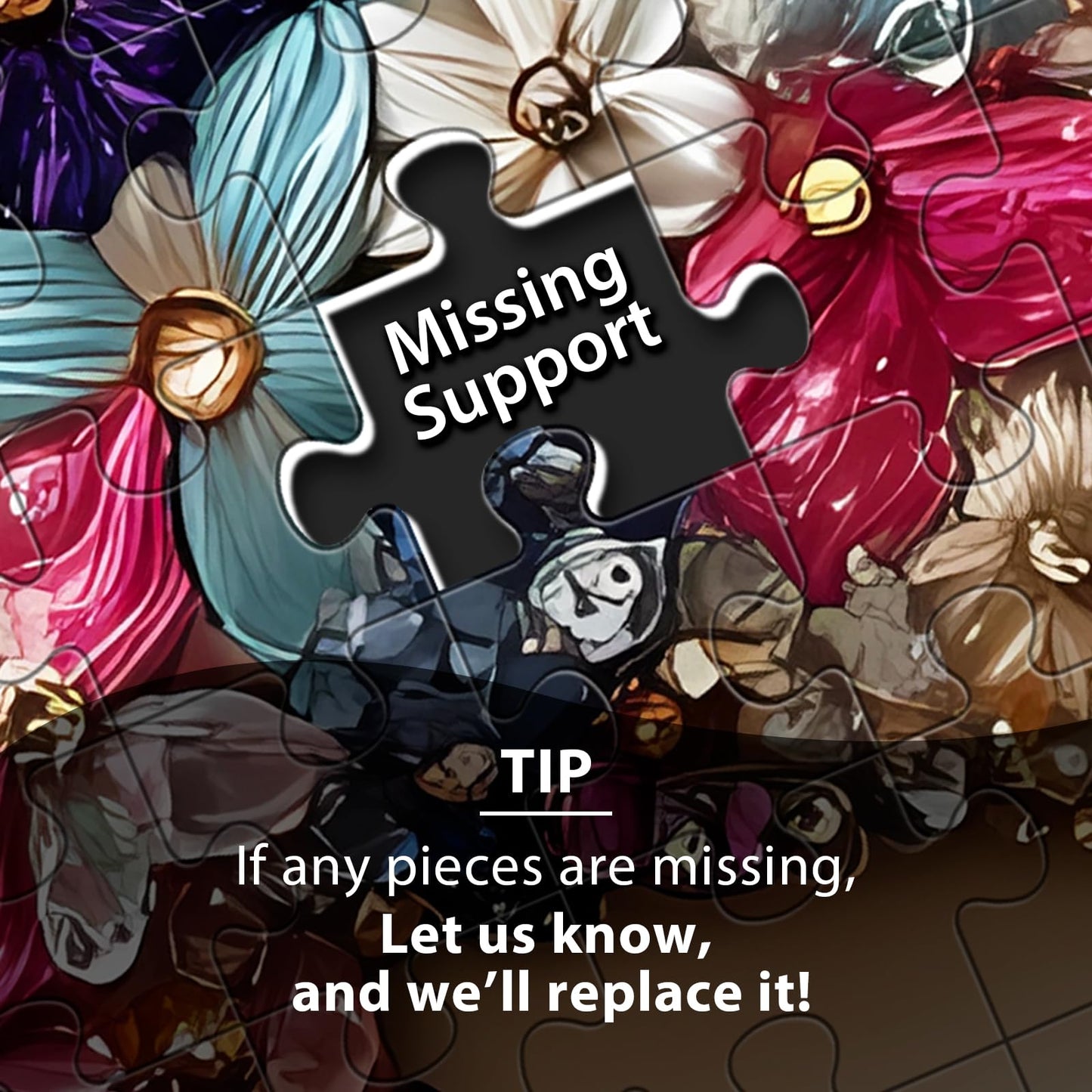 Puzzles 500 Pieces for mature-themeds  Elephant Jigsaw Puzzle 500 Pieces for mature-themeds Seniors Kids  Colorful Crystal Flower Puzzles Beautiful Diamond Art Puzzle Challenging  Family Game Great Gift 20.5 * 15in