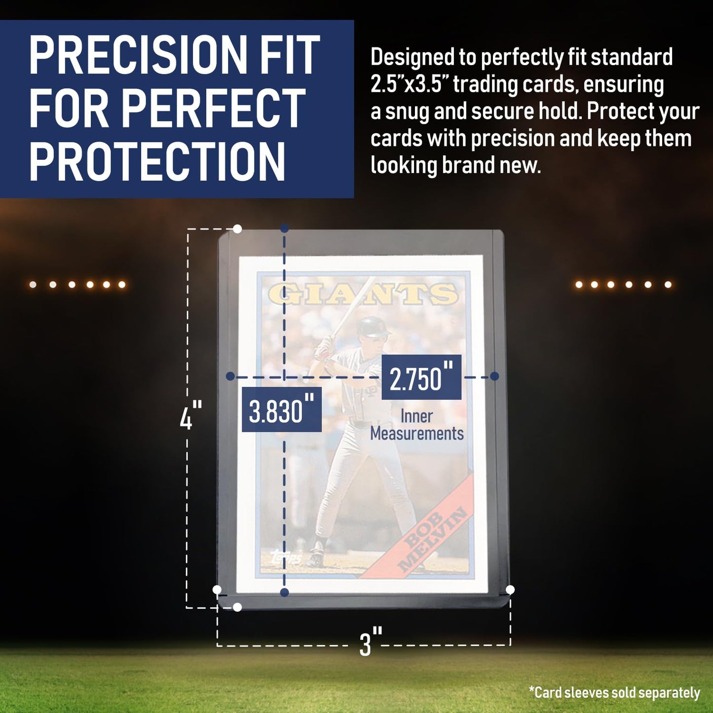 enhanced Seamless 20PT - 360PT Top Loaders for Cards | Top Loader Card Holder  Baseball Card Sleeves Hard Plastic  Hard Trading Cards Sleeves  TCG Sports Sleeve Hards  Toploader Clear Plastic Holder.