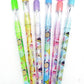 Tiny Mills 24 Pcs Ice Cream Multi Point Stackable Push Pencil Assortment with Eraser for Ice Cream Birthday Party Favor Prize Ca