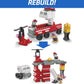 Mattel MEGA BLOKS PAW Patrol Fire Truck Toy, 37 Pieces, 2 Figures, Multicolor, Model HHN05, Ideal for Kids 3+ Years