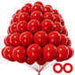 Kawkalsh 200Pcs 5 Inch Red Balloons, Small Mini Latex Balloons For Party Birthday Baby Shower Anniversary Festival Arch Garland