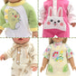Sotogo 5 Sets Baby Doll Clothes Outfits Jumpsuits For 14-16 Inch Baby Doll, 43Cm New Born Baby Doll, 15 Inch Baby Doll And American 18 Inch Dolls Clothes And Accessories