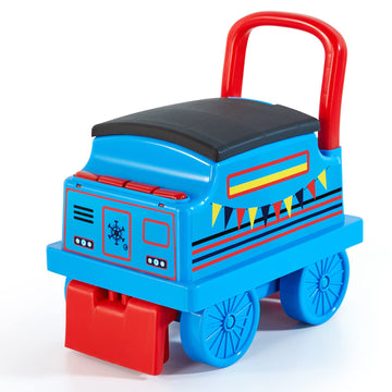 Train Carriage For Joyldias Ride On Train With Music, Stories, Storage And Handle, Blue