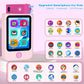 Makolle Kids Smart Phone for Girls Christmas Birthday Gifts Age 3-10 2.8'Touchscreen Toddler Learning Toy Story Phones for Kids