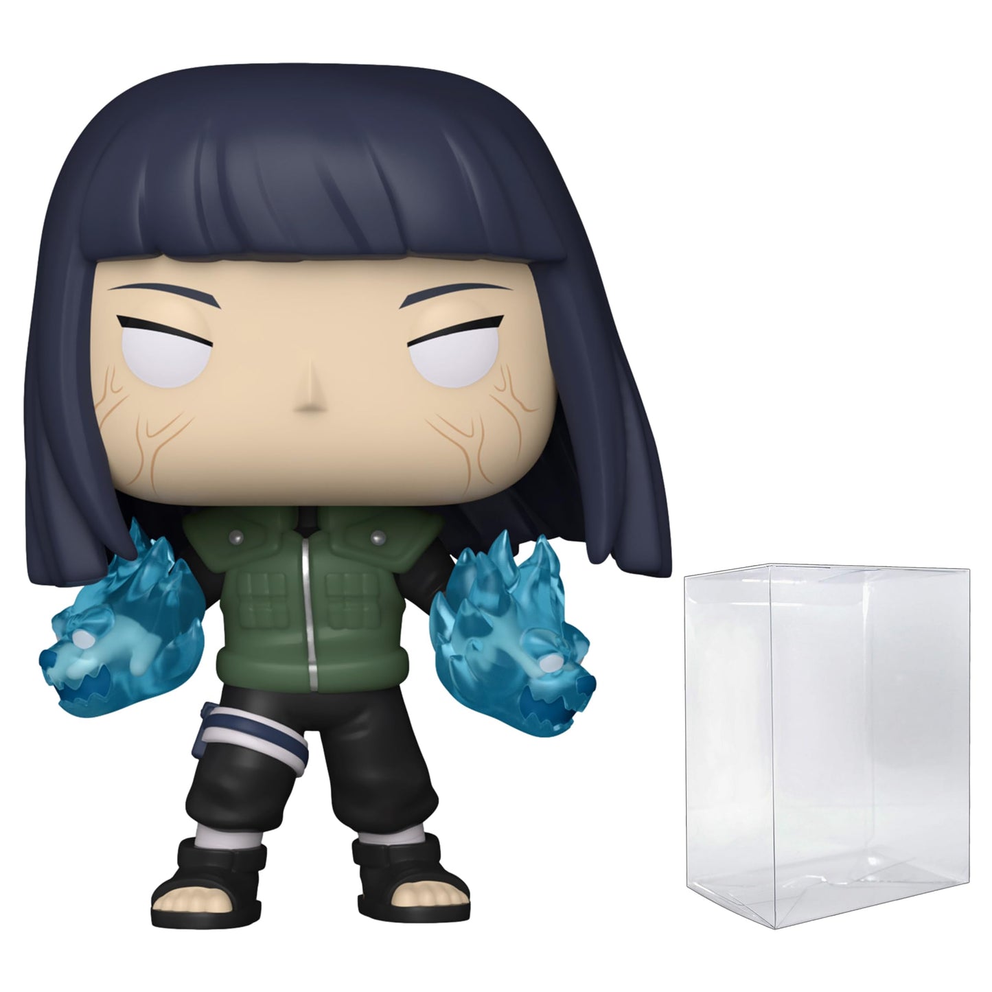 Funko Pop! Animation: Naruto Shippuden - Hinata Hyuga Byakugan Princess with Two Lion Fists Special Edition Multicolor limited availability Vinyl Figure #1339 with Protector - Common Only
