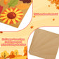 JULBEAR 25 Sets Fall Craft Kits, DIY Flower Bouquet Crafts with Kraft Paper Flower Cardstock Green Straws for Thanksgiving Craft