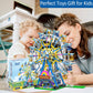 Benuefe Upgrade Rotating Ferris Wheel Building Blocks Set Toys For Kids With Light Carnival Amusement Park Construction Kits Bir