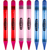 Raiten 6 Pcs Inflatable Crayons Jumbo 41.34 Inch Big Blow up Crayon Set Thick Large Inflatable Crayon Decorations Giant Crayons 
