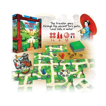 Pencil First Games The One Hundred Torii Board Game - A Beautiful, Serene Tile-Laying Game in a Japanese Garden by Pencil First