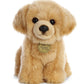 Aurora® Adorable Miyoni® Tots Golden Retriever Pup Stuffed Animal - Lifelike Detail - Cherished Companionship - Brown 11 Inches