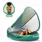 Upgread Mambobaby Baby Pool Float With Canopy Non-Inflatable Solid Upgrade Soft Waterproof Skin-Friendly Fabric Materialfor 3-24