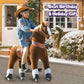 Ponycycle Large Pony Cycle U5 Horse Ride On Toys For Boys Classic Model U (With Brake/ 42.5'' Height/Size 5 For Age 7-12) Mechan