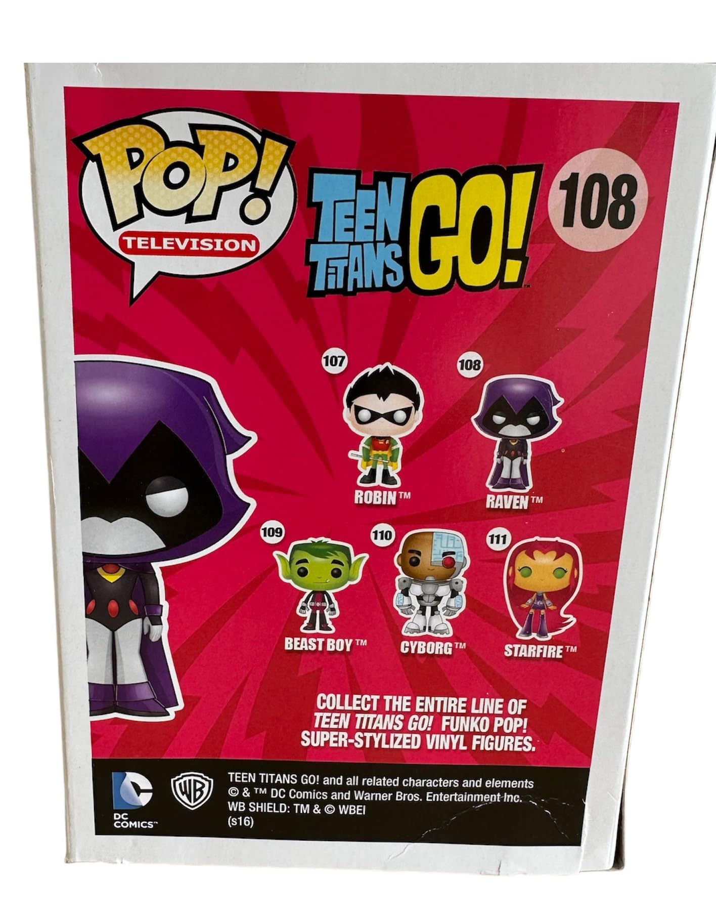 Funko 9508 - Teen Titans Raven Figure, Orange